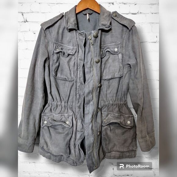 FREE PEOPLE Not your brothers Surplus coat - Picture 2 of 5